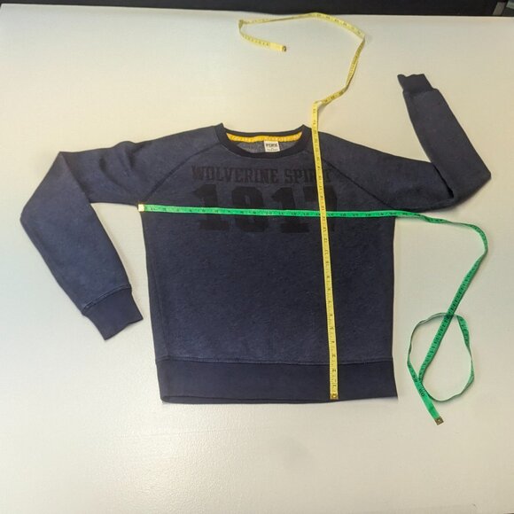 Victoria's Secret Pink Michigan Sweatshirt Size XS Navy Blue and Accessories - Picture 8 of 12
